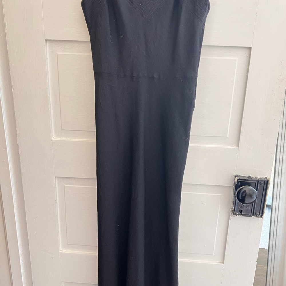 Banana Republic Black Strapless Cocktail Sheath Dress